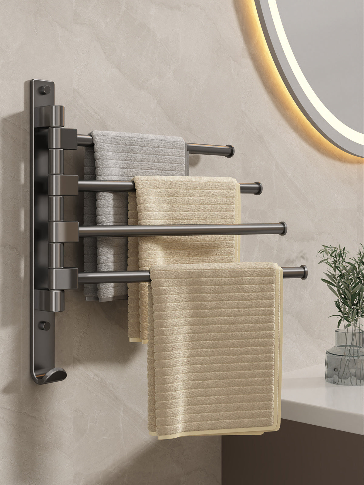 Rotating Clothes Rail Hook