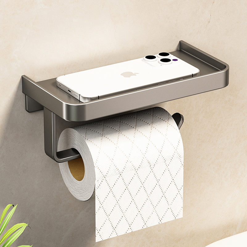 Toilet Paper Holder With Shelf