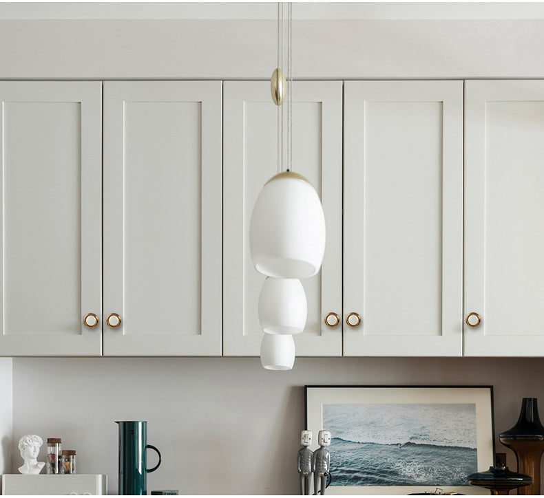 Ceramics Single Hole Cabinet Pull