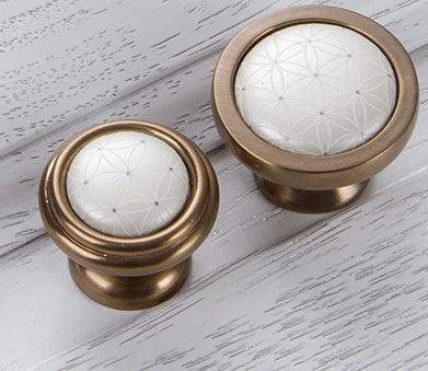 Ceramics Single Hole Cabinet Pull