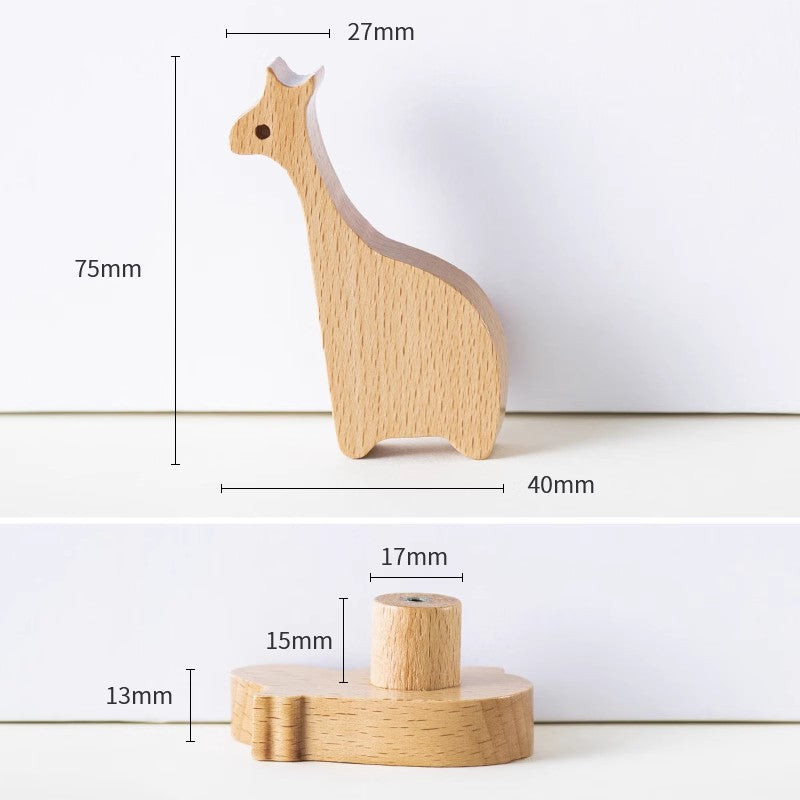 Wood Cute Cabinet Pull