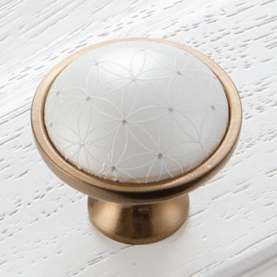 Ceramics Single Hole Cabinet Pull