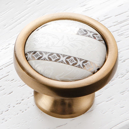 Ceramics Single Hole Cabinet Pull